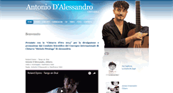 Desktop Screenshot of antoniodalessandro.it